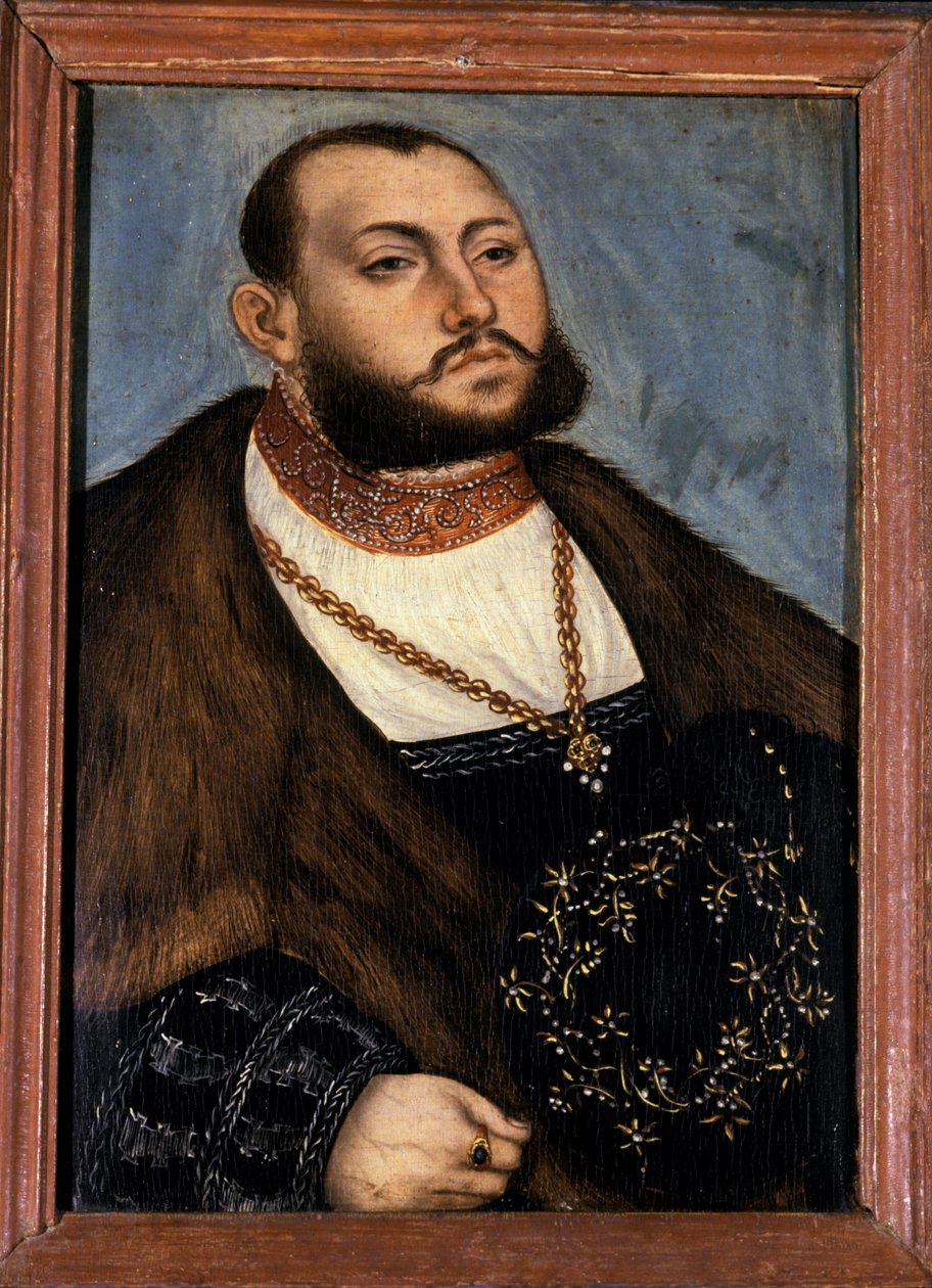 John Frederick Magnanimous, kurfiřt saský, 1535 od Lucas Cranach the Elder