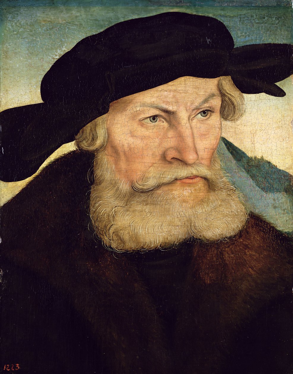 Portrét Herzoga Heinricha zbožného Saska (1473-1541) kolem 1528 od Lucas Cranach the Elder