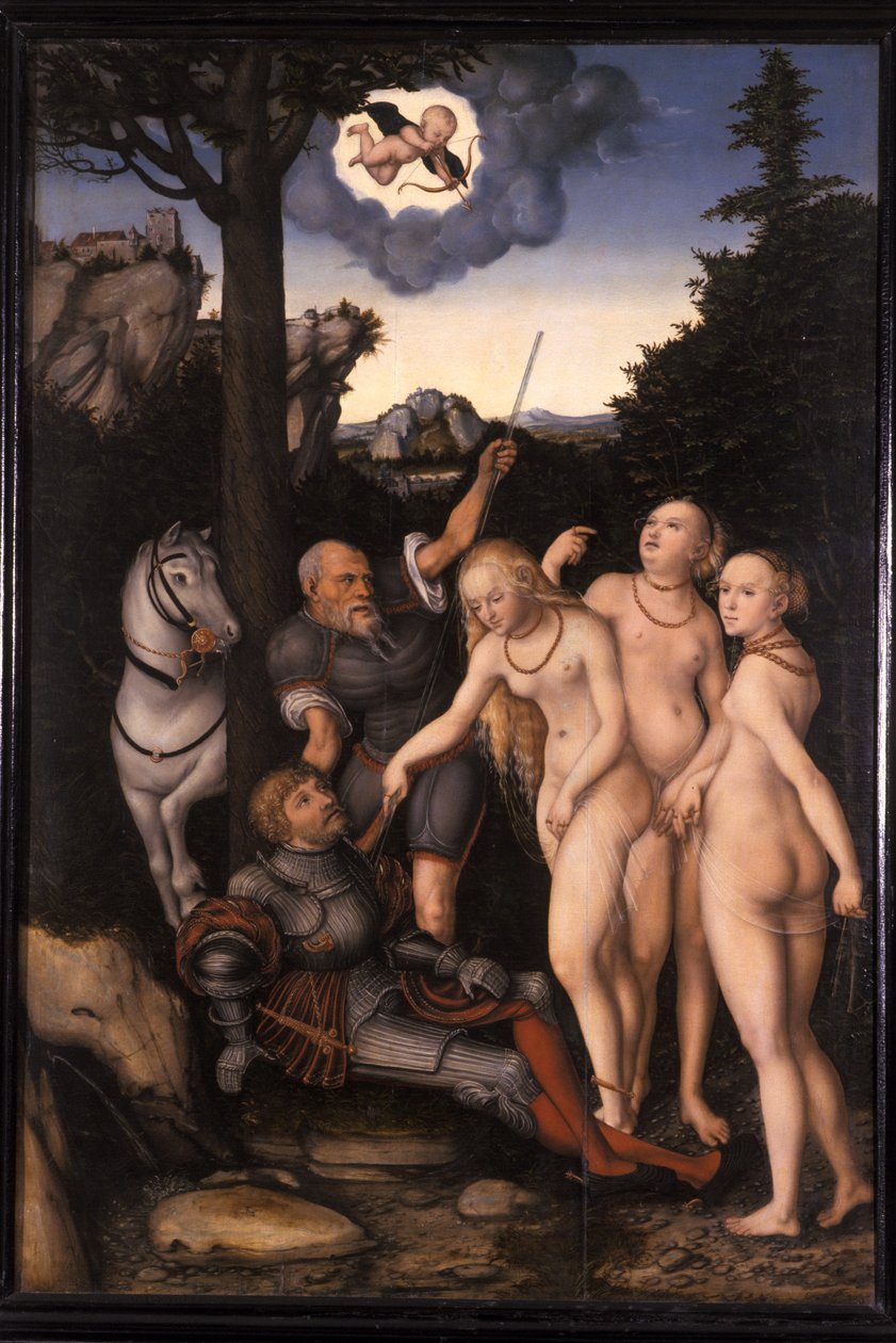 Soud v Paříži, 1540-46 od Lucas Cranach the Elder
