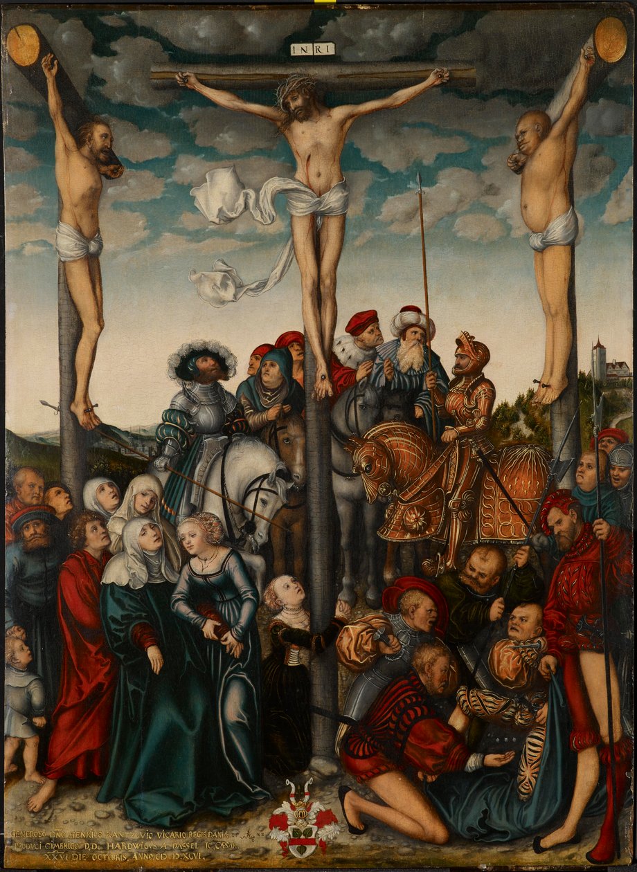 Ukřižování od Lucas Cranach the Elder