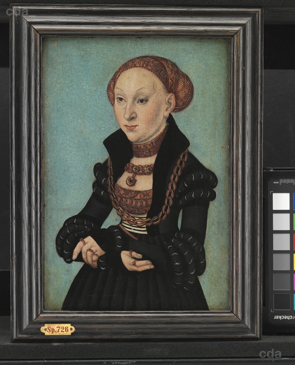 Portrét Electress Sibyl Saska od Lucas Cranach the Elder