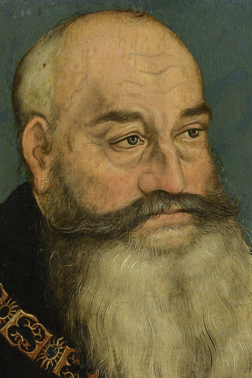 Portrét Georga Vousatého, vévody saského od Lucas Cranach the Elder