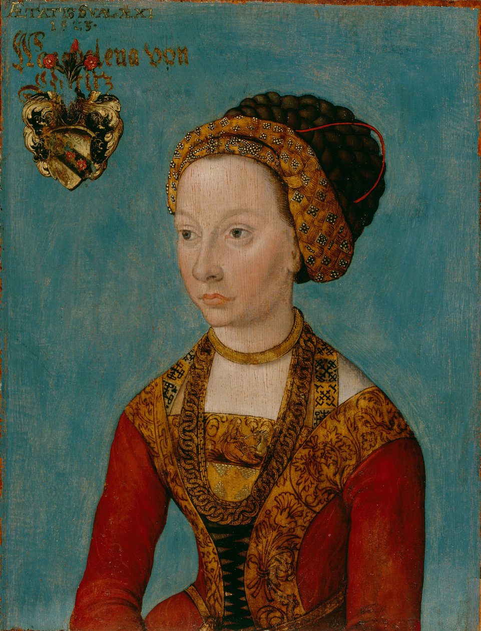 Portrét nevěsty od Lucas Cranach the Elder