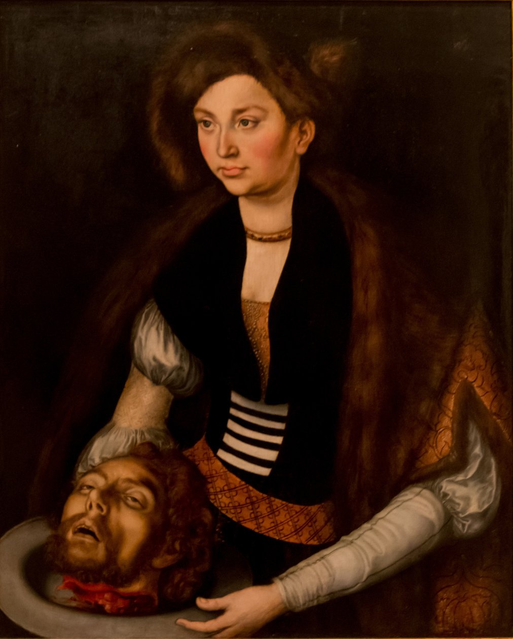 Salome s hlavou svatého Jana Křtitele od Lucas Cranach the Elder