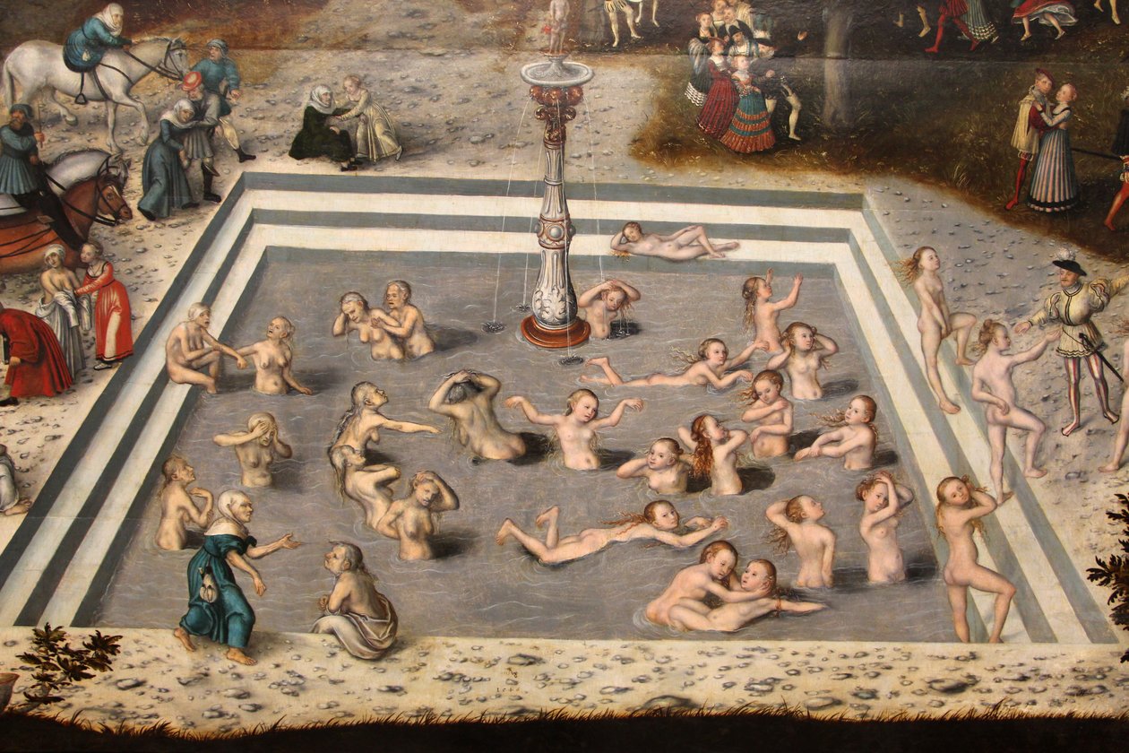 Fontána mládí od Lucas Cranach the Elder