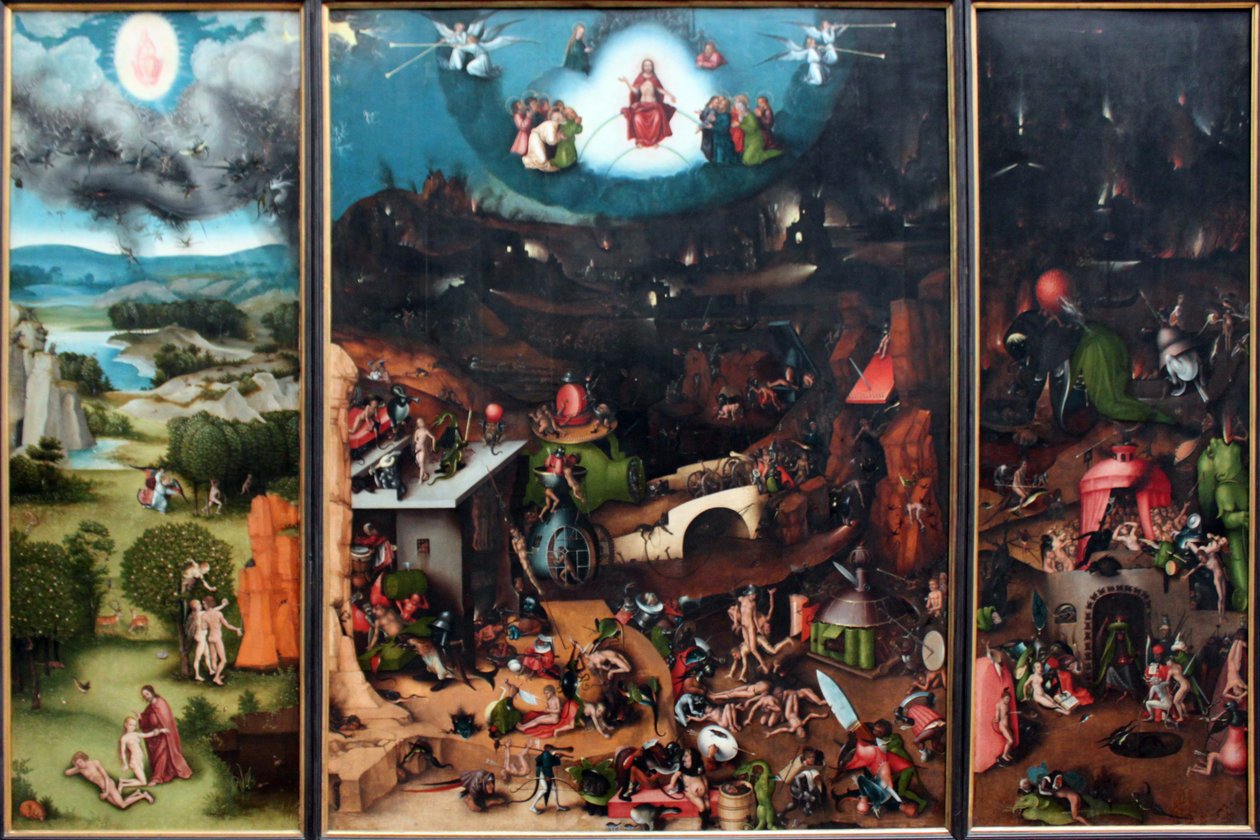 Poslední soud od Lucas Cranach the Elder