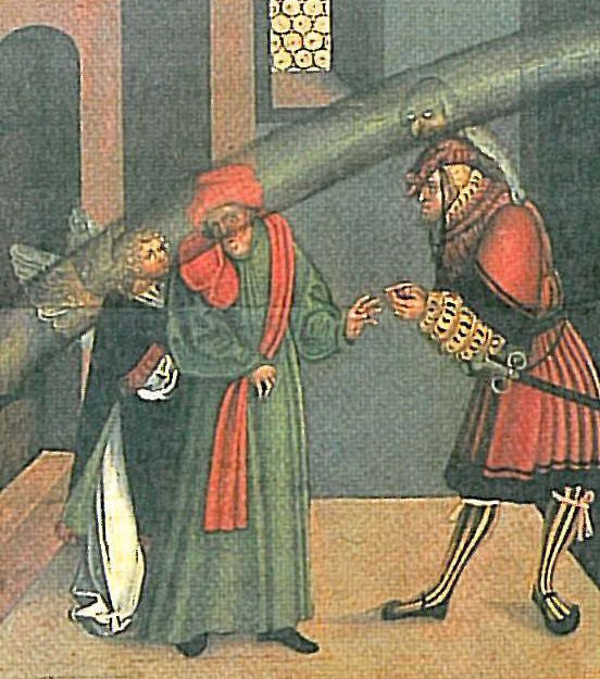 Druhé přikázání Desatera od Lucas Cranach the Elder
