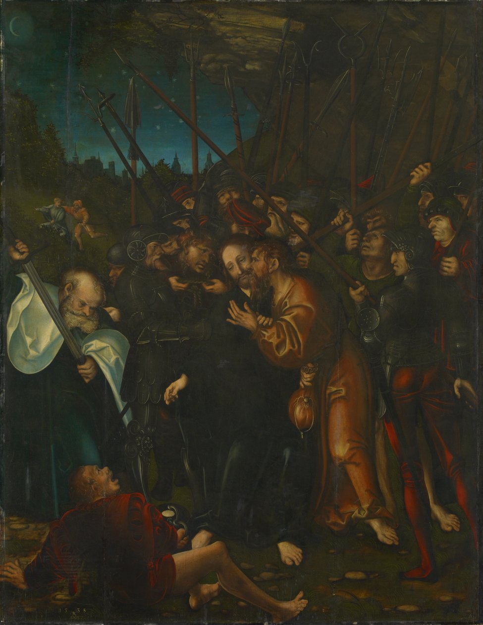 Zajetí Krista od Lucas Cranach the Elder