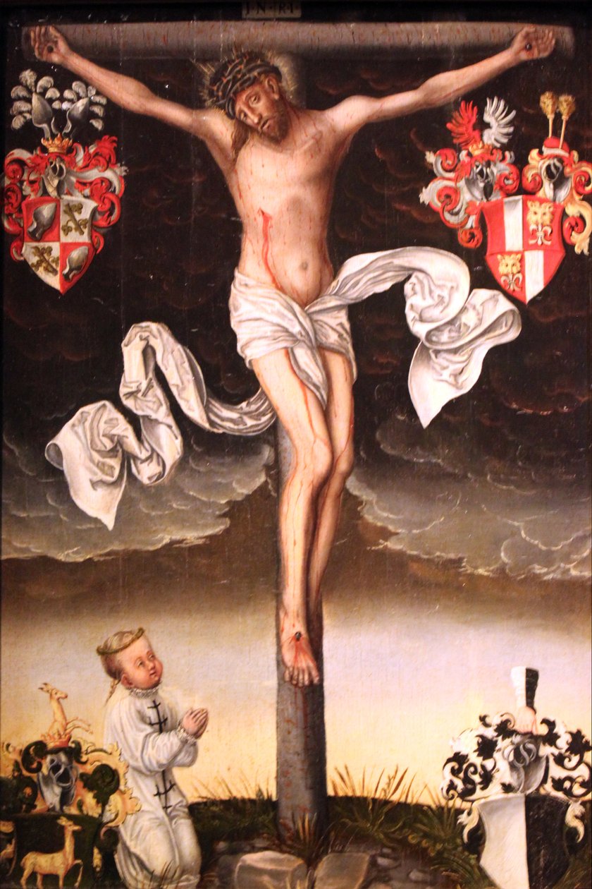Epitaf dítěte v rubáši od Lucas Cranach the Younger