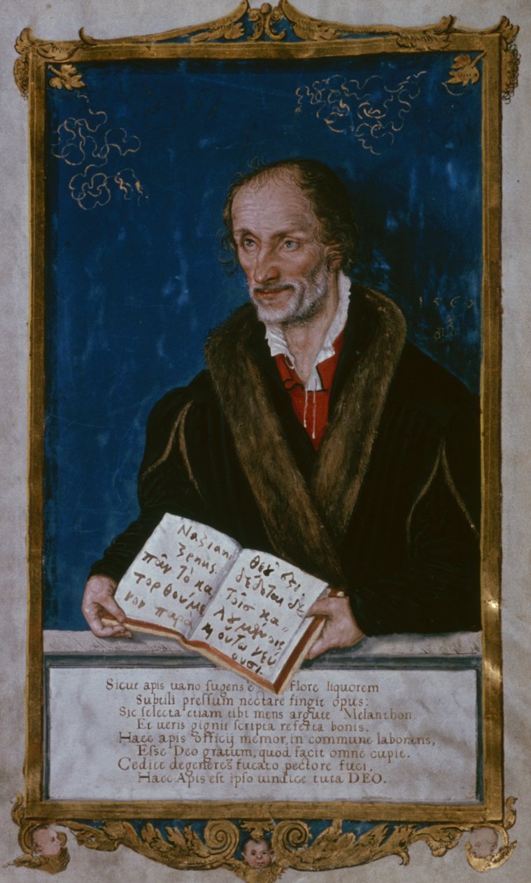 Portrét Philippa Melanchtona od Lucas Cranach the Younger