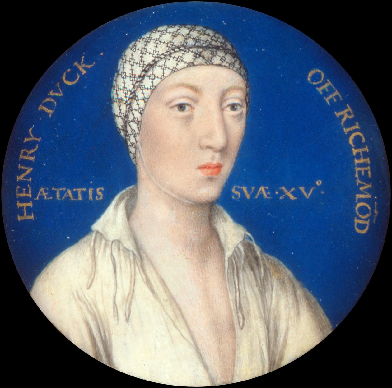 Henry Fitzroy, vévoda z Richmondu a Somersetu 1519-36 od Lucas Horenbout or Hornebault