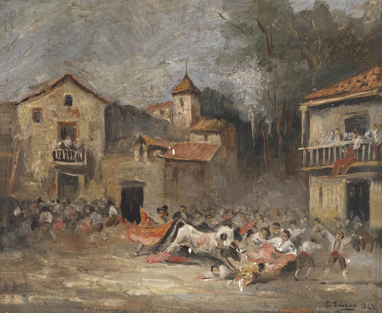 Býčí zápasy od Eugenio Lucas Velázquez