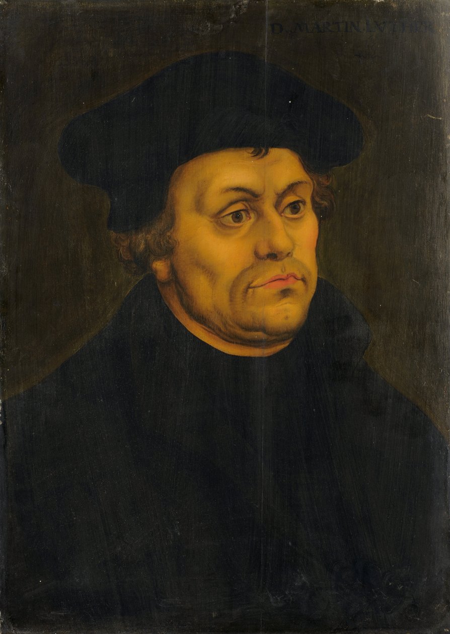 Portrét Martina Luthera od Lucas Cranach the Elder