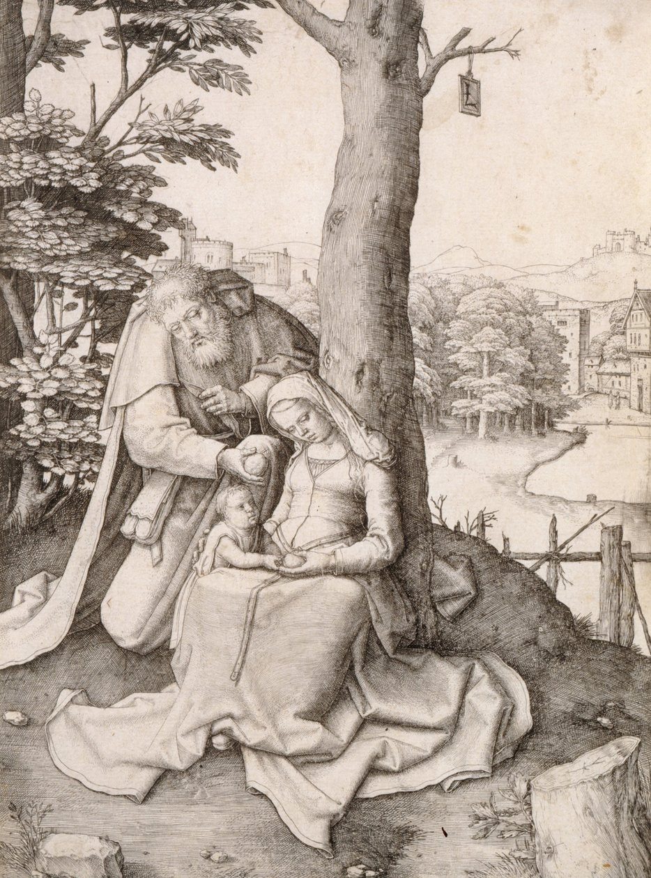 Svatá rodina od Lucas van Leyden