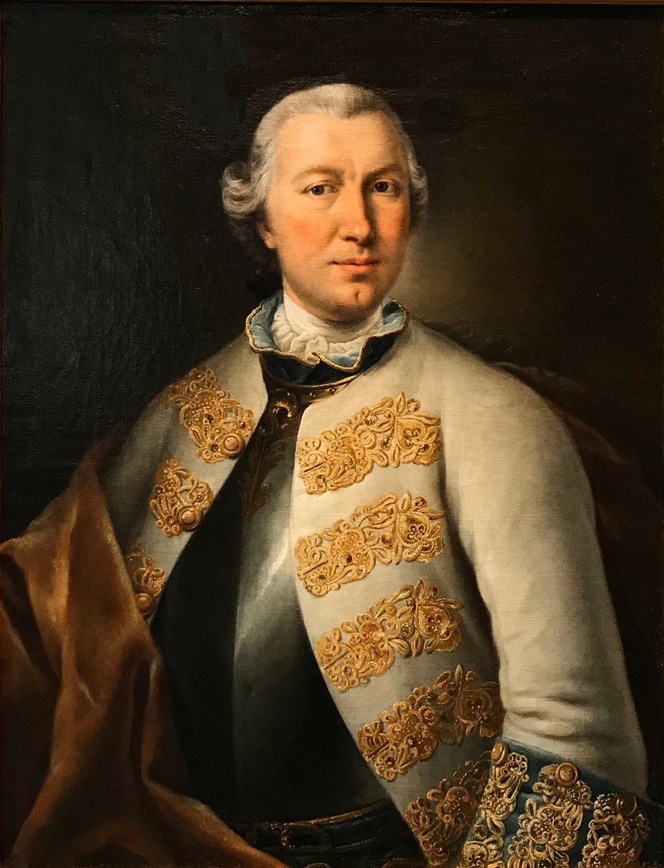 Portrét hraběte Karla von Sievers 1710-1774, 1755. od Lucas Conrad Pfandzelt