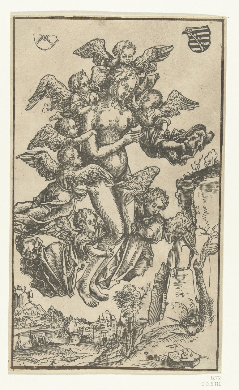 Nanebevzetí Máří Magdaleny od Lucas Cranach