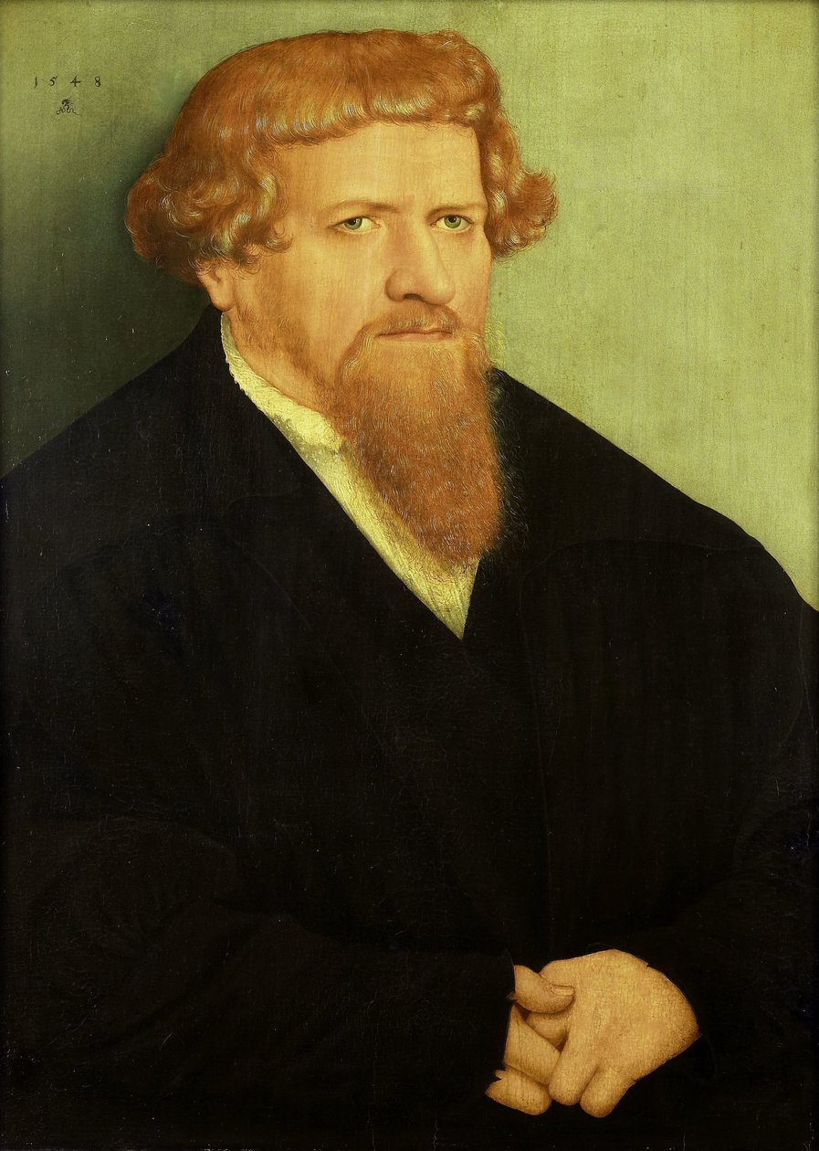 Portrét muže od Lucas Cranach (II) (attributed to)