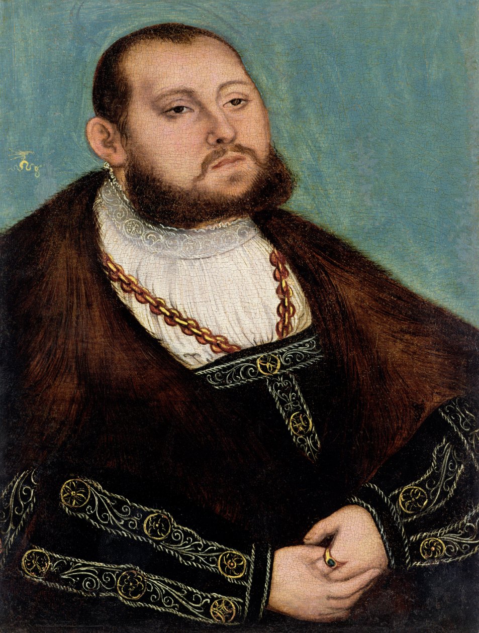 kurfiřt Johann Friedrich „Vznešený“ od Lucas Cranach