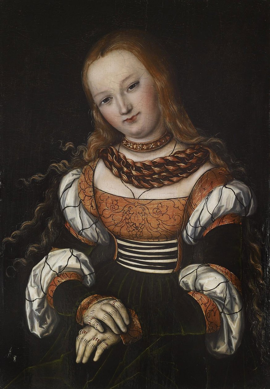 Máří Magdalena, kolem 1525 od Lucas Cranach the Elder