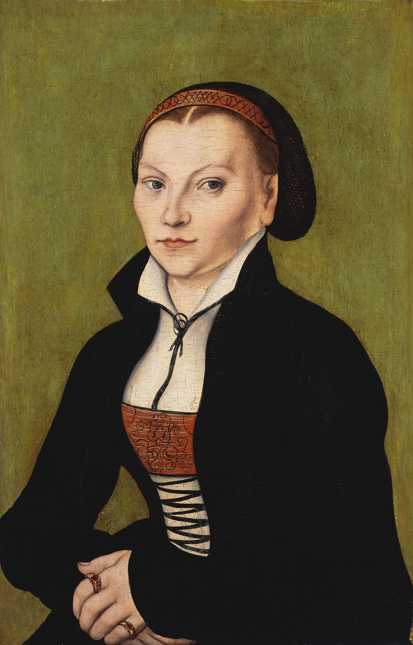 Portrét Kateřiny z Bory od Lucas Cranach