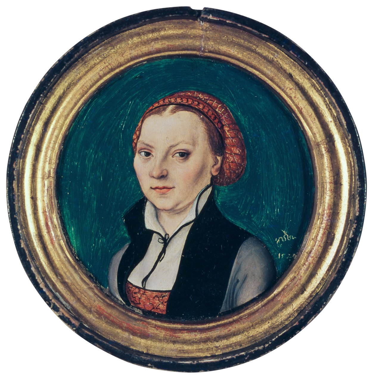 Portrét Kathariny von Bora, manželky Martina Luthera, 1529 od Lucas Cranach the Elder