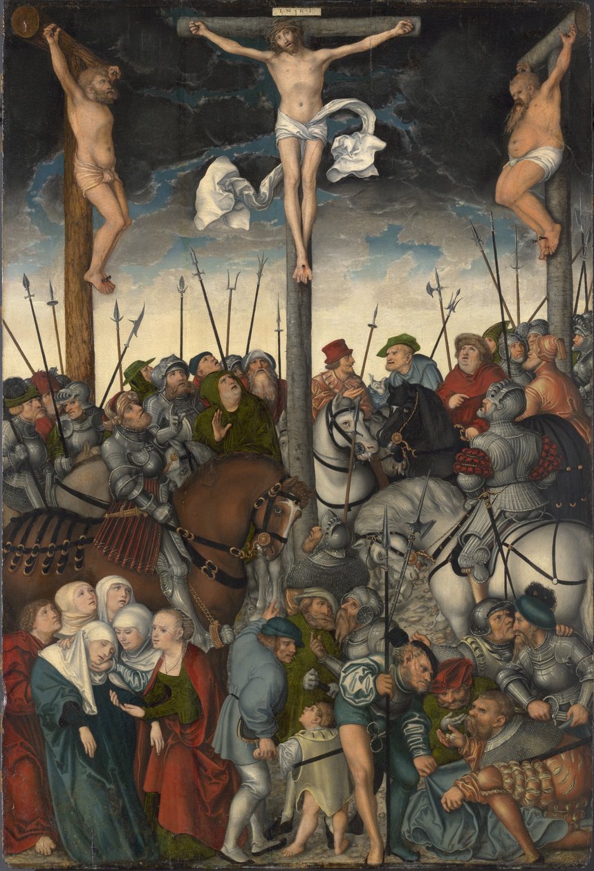 Ukřižování, 1538 od Lucas Cranach