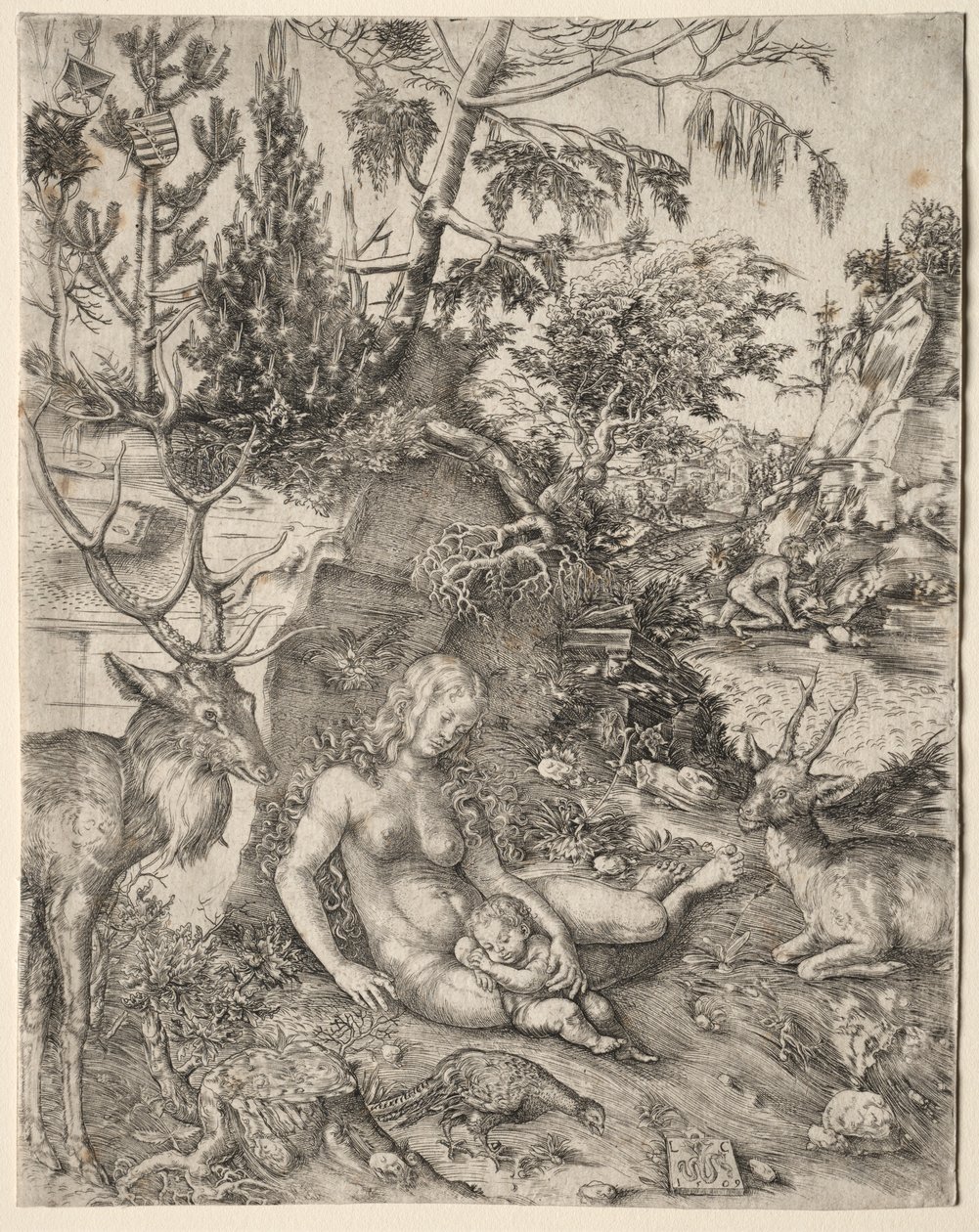 Pokání svatého Jana Zlatoústého od Lucas Cranach