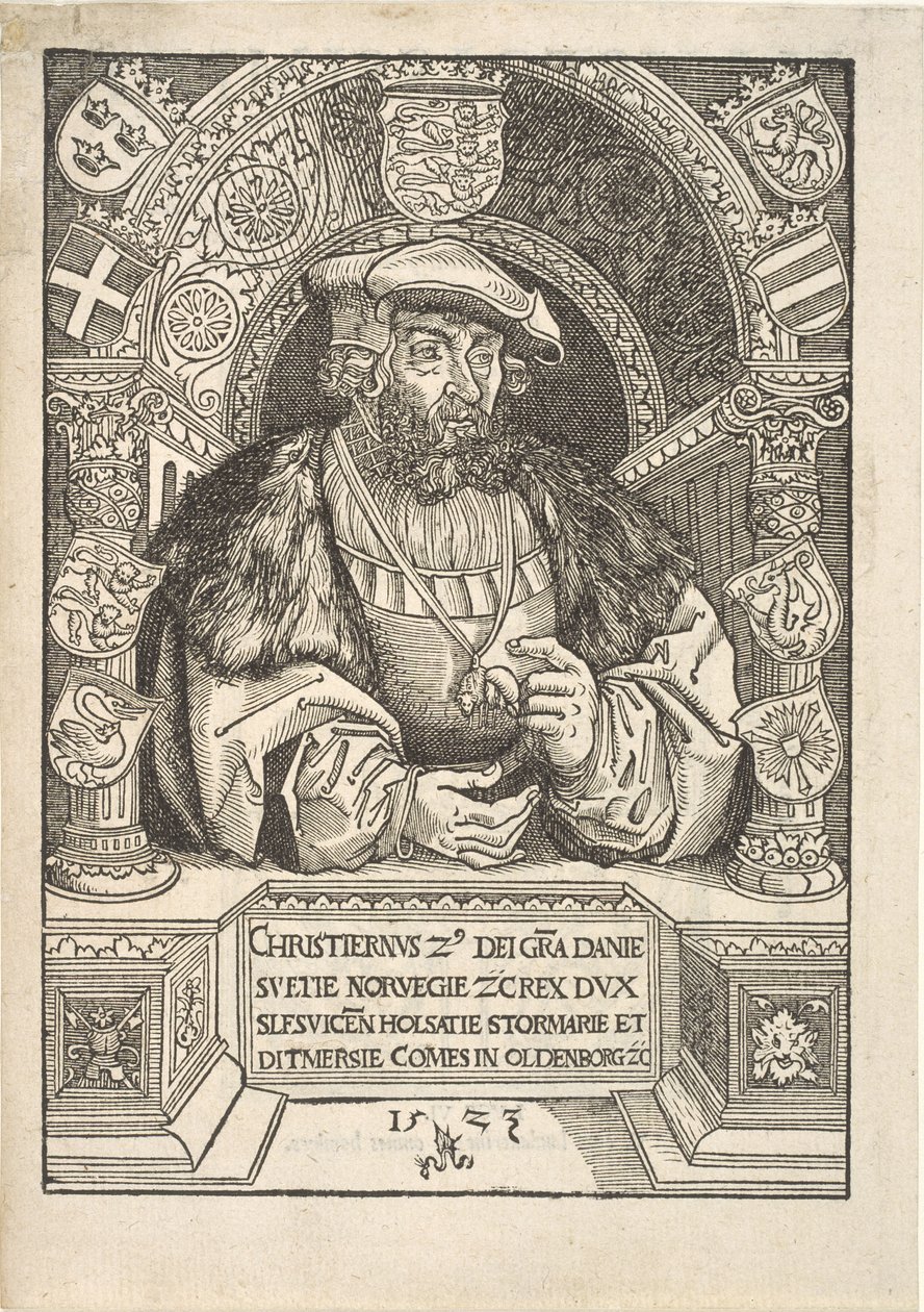 Dánský král Kristián II od Lucas Cranach d.Æ.