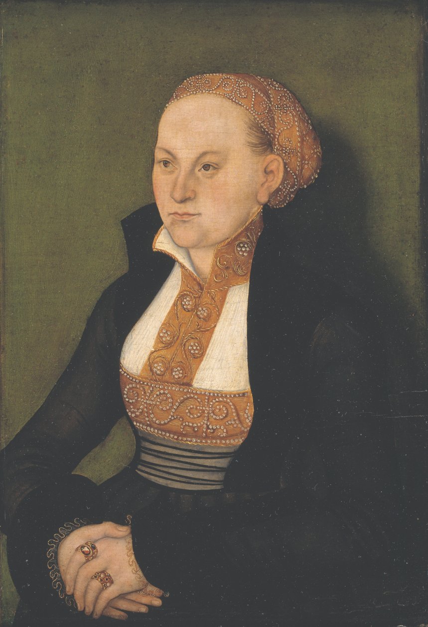 Portrét dámy od Lucas Cranach d.Æ.