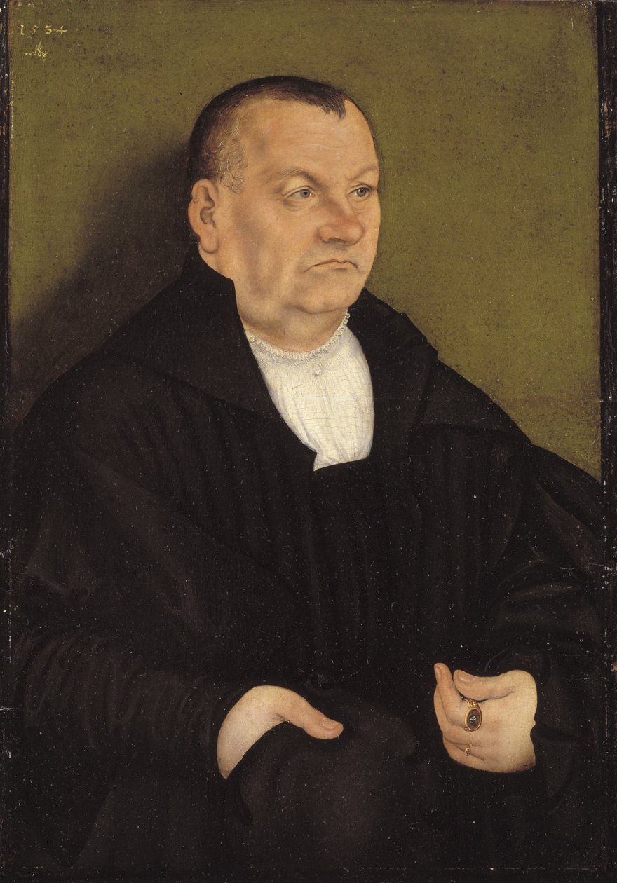 Portrét muže od Lucas Cranach d.Æ.