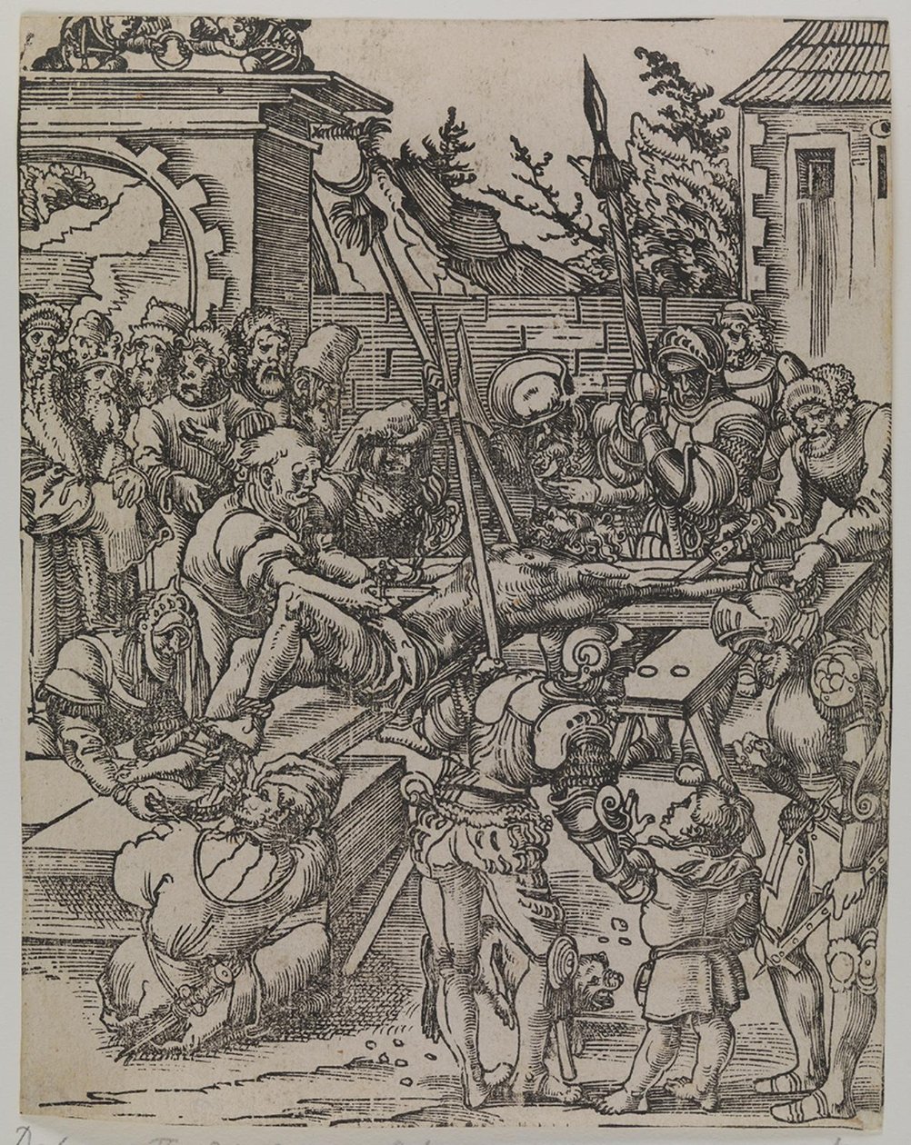 Umučení svatého Bartoloměje od Lucas Cranach d.Æ.