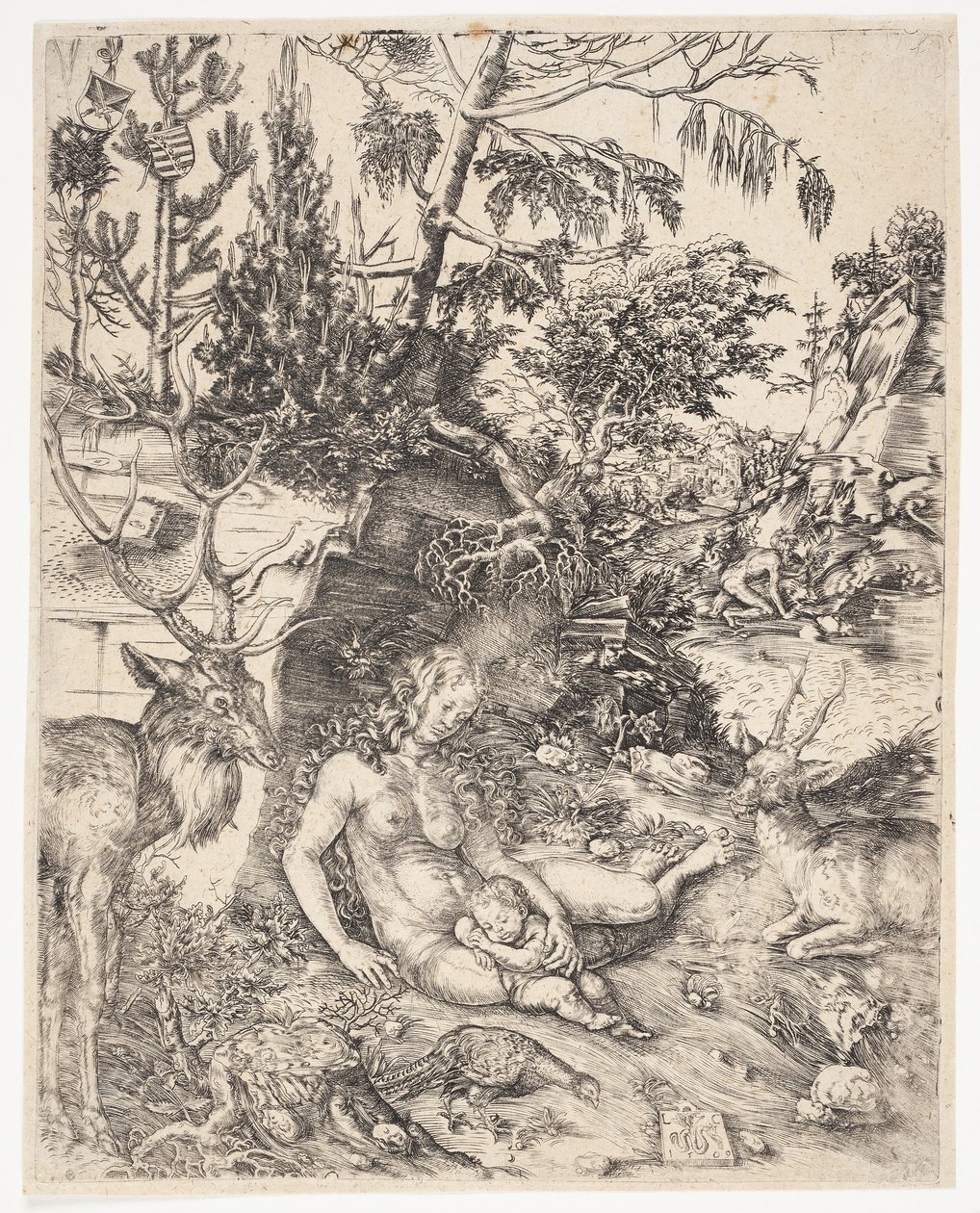 Pokání svatého Jana Zlatoústého od Lucas Cranach d.Æ.