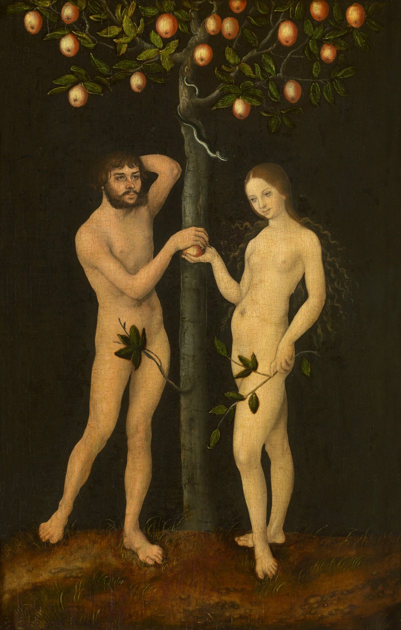 Adam a Eva od Lucas Cranach the Elder