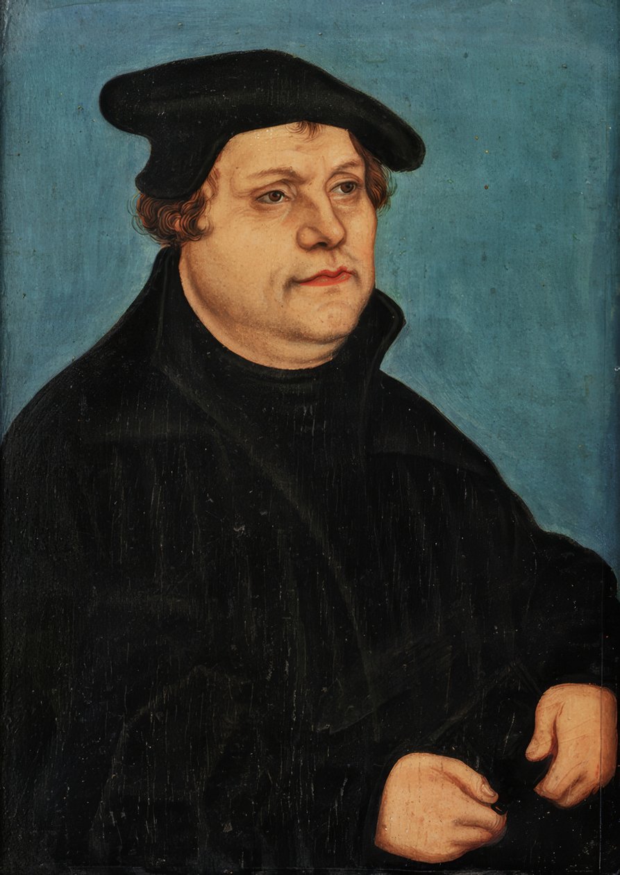 Portrét Martina Luthera od Lucas Cranach the Elder