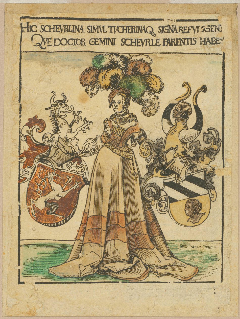 Knižní deska Scheurla a Tuchera od Lucas Cranach the Elder