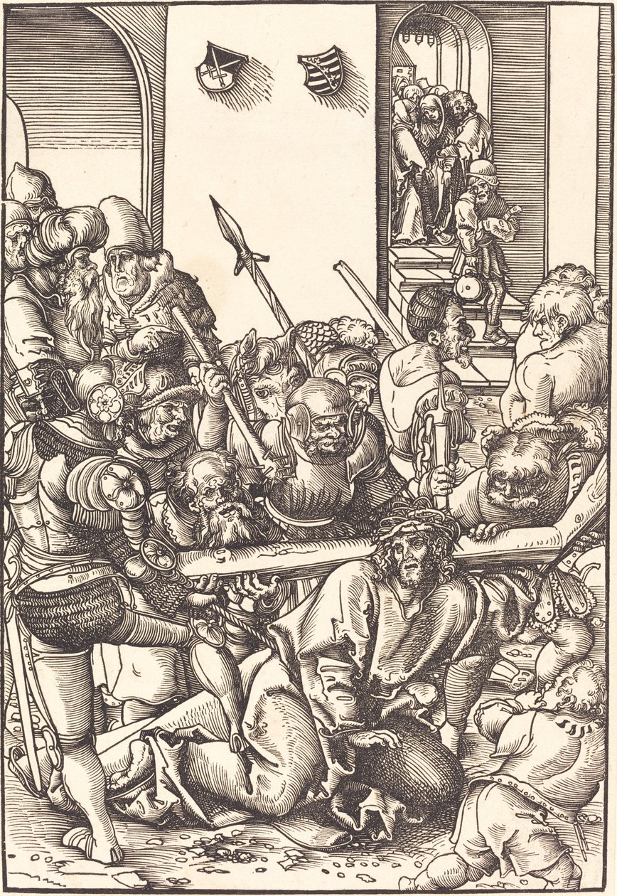 Kristus nesoucí kříž od Lucas Cranach the Elder