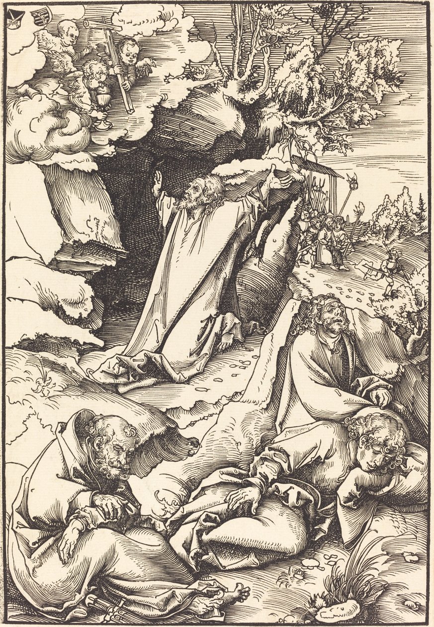 Kristus na hoře Olivetské od Lucas Cranach the Elder