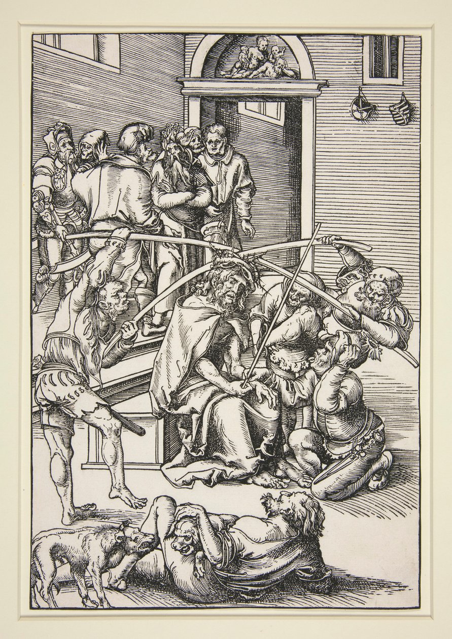 Korunování Krista od Lucas Cranach the Elder