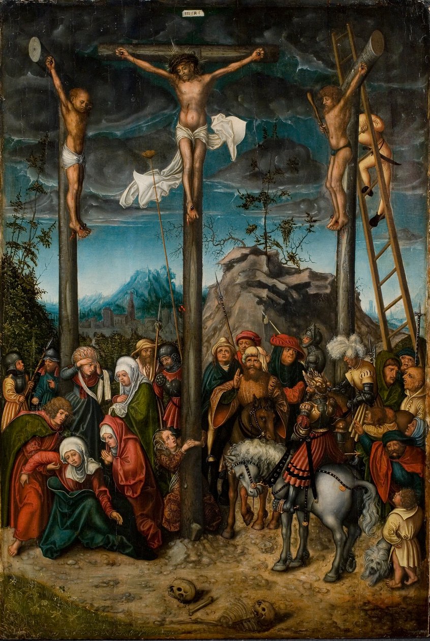 Ukřižování od Lucas Cranach the Elder