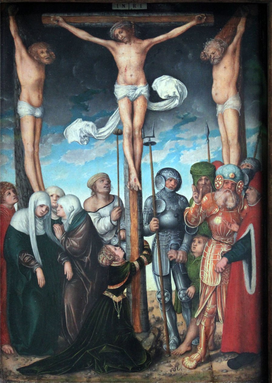 Ukřižování od Lucas Cranach the Elder
