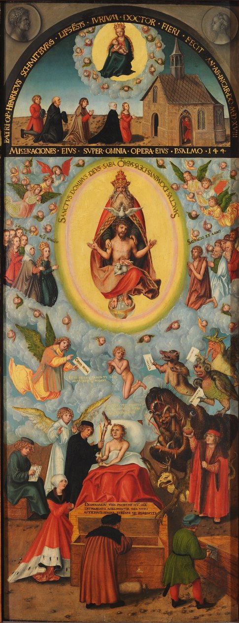 Německy: Der Sterbende Umírající muž od Lucas Cranach the Elder