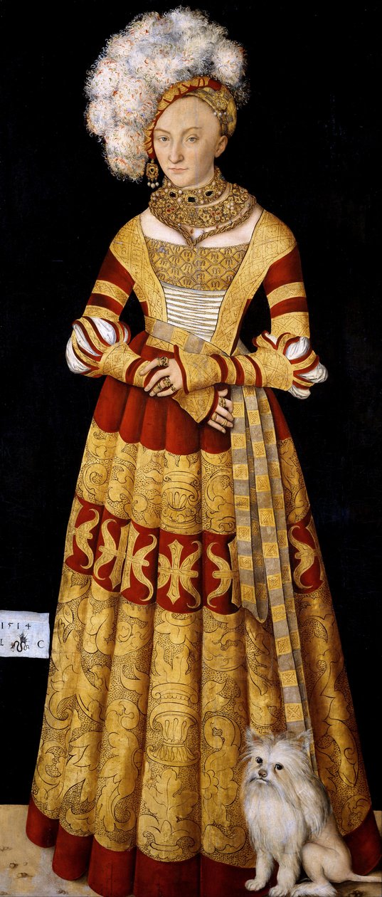 Vévodkyně Kateřina z Mecklenburgu od Lucas Cranach the Elder
