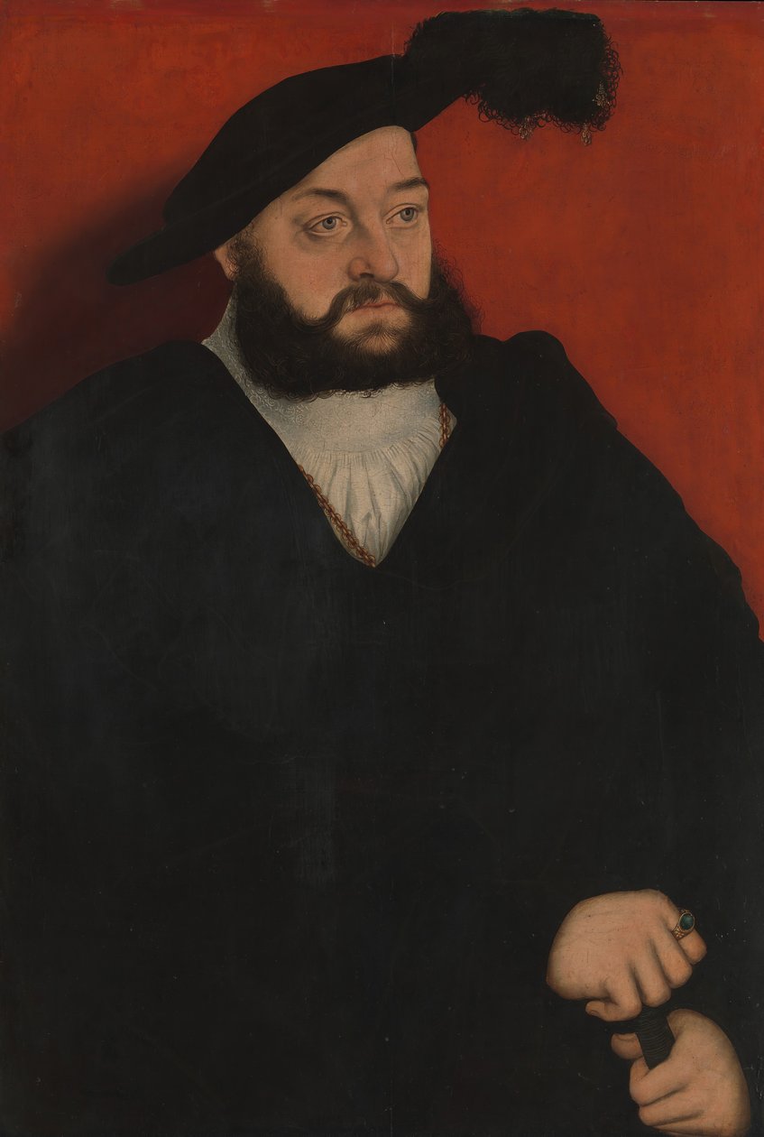 Johann 1498-1537, vévoda saský, ca. 1534-37. od Lucas Cranach the Elder