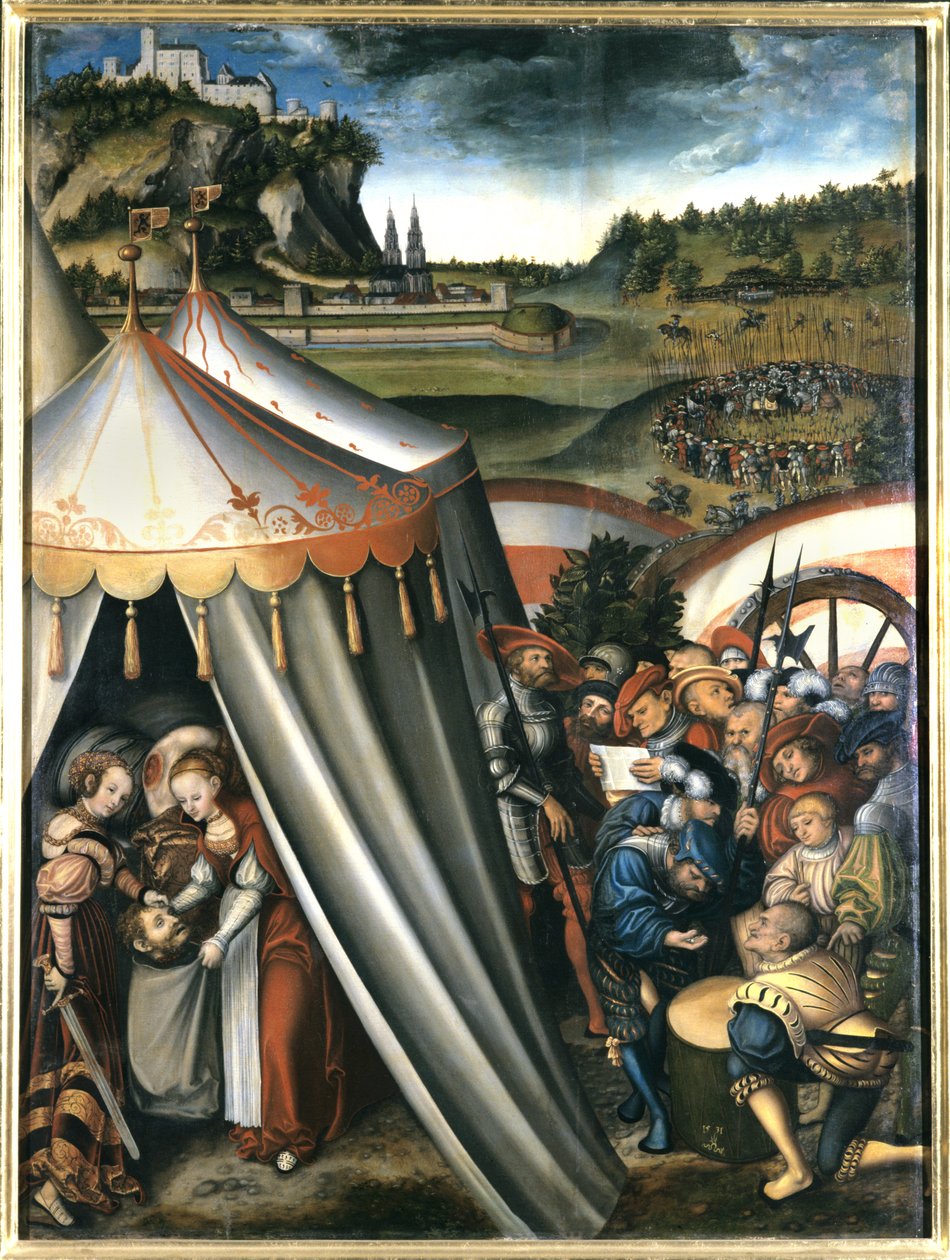 Judith ve stanu Holofernes, 1531 od Lucas Cranach the Elder