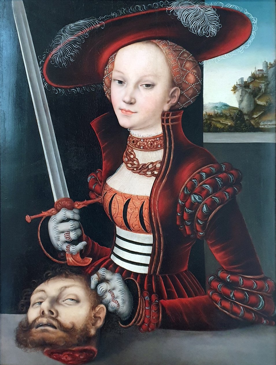 Judita s hlavou Holoferna od Lucas Cranach the Elder
