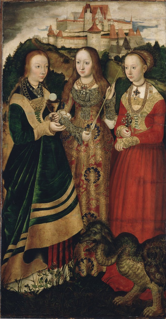 Oltář svaté Kateřiny od Lucas Cranach the Elder