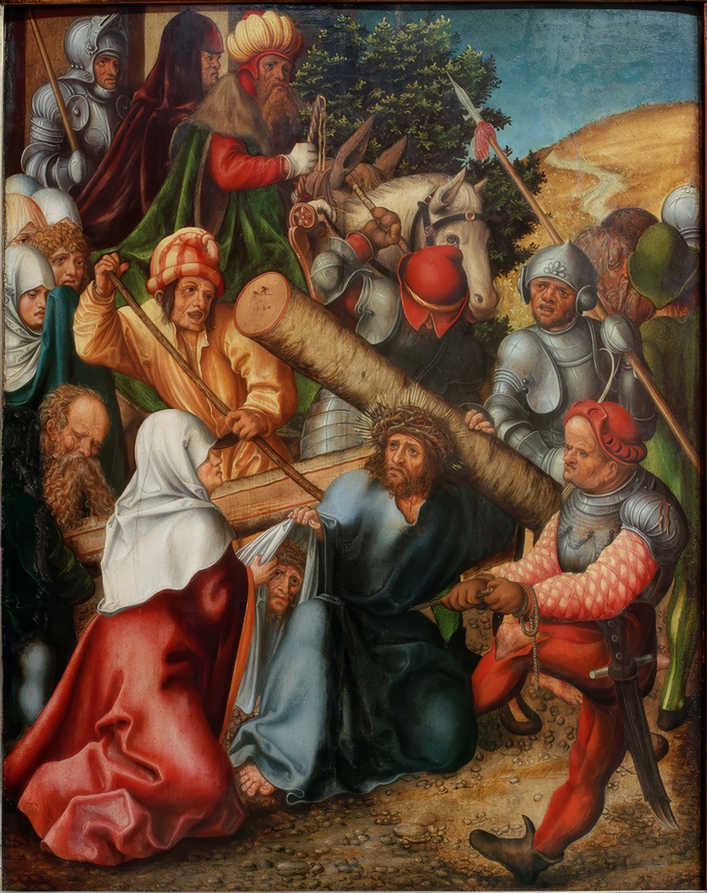 Nesení Kříže od Lucas Cranach the Elder