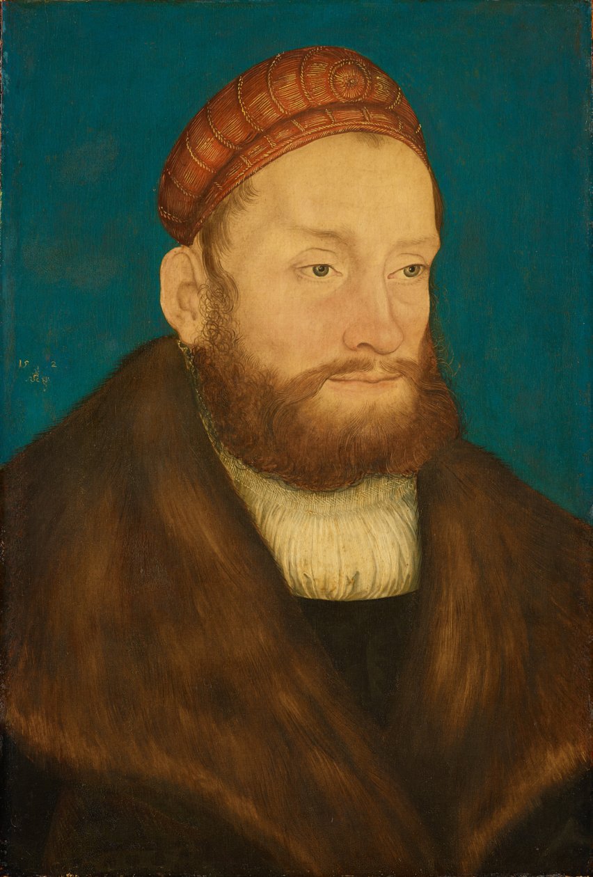 Markrabě Kazimír von Brandenburg-Kulmbach od Lucas Cranach the Elder