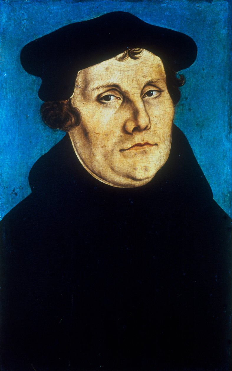 Martin Luther, německý protestantský reformátor, c1529 od Lucas Cranach the Elder