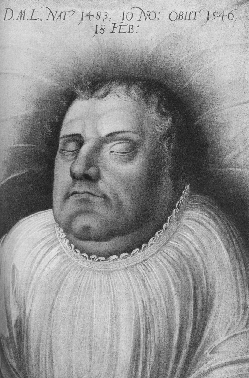 Martin Luther, německý mnich, kněz, profesor teologie a klíčová postava protestantské reformy od Lucas Cranach the Elder